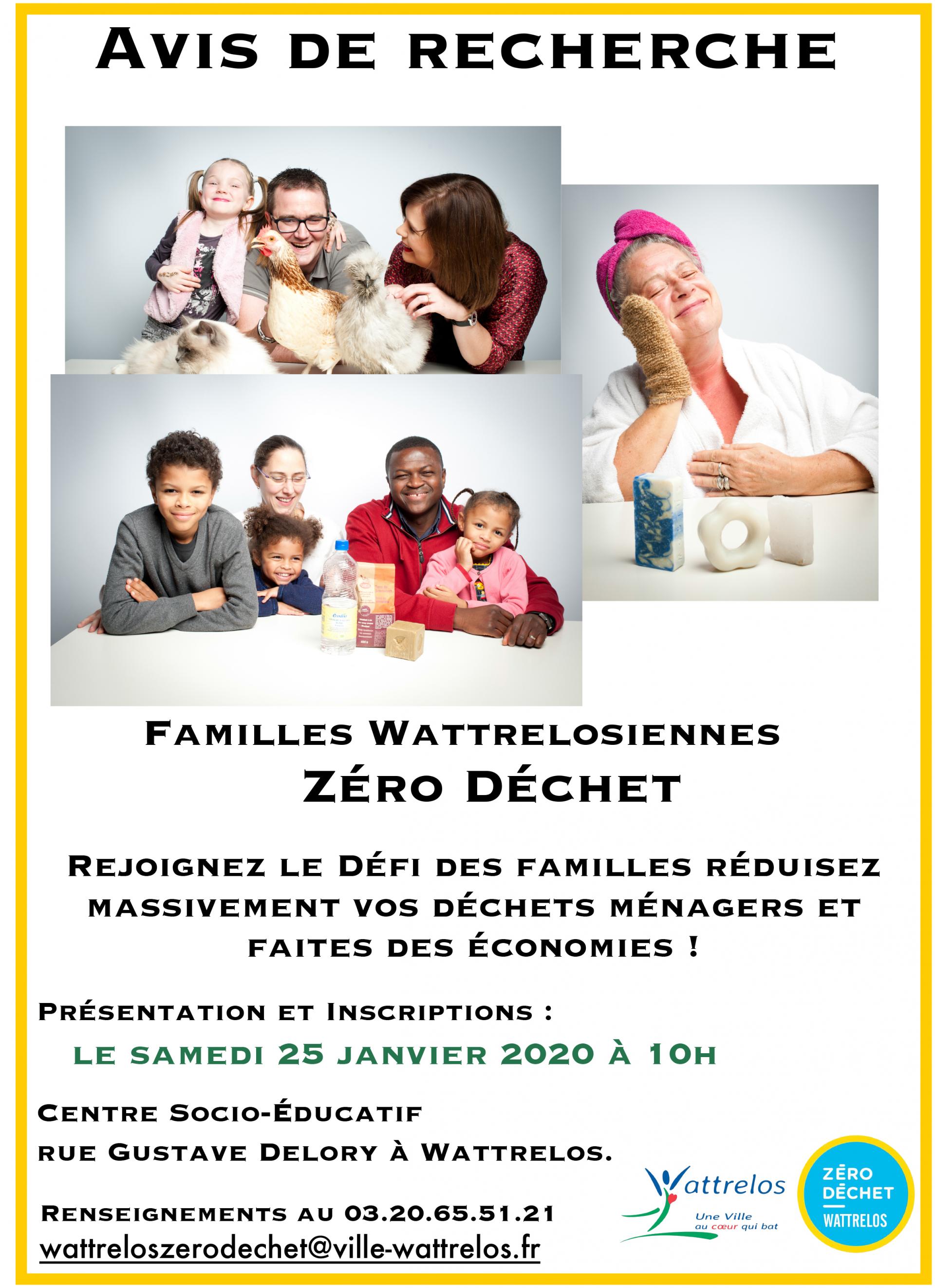 Avis de recherche familles Zéro déchet