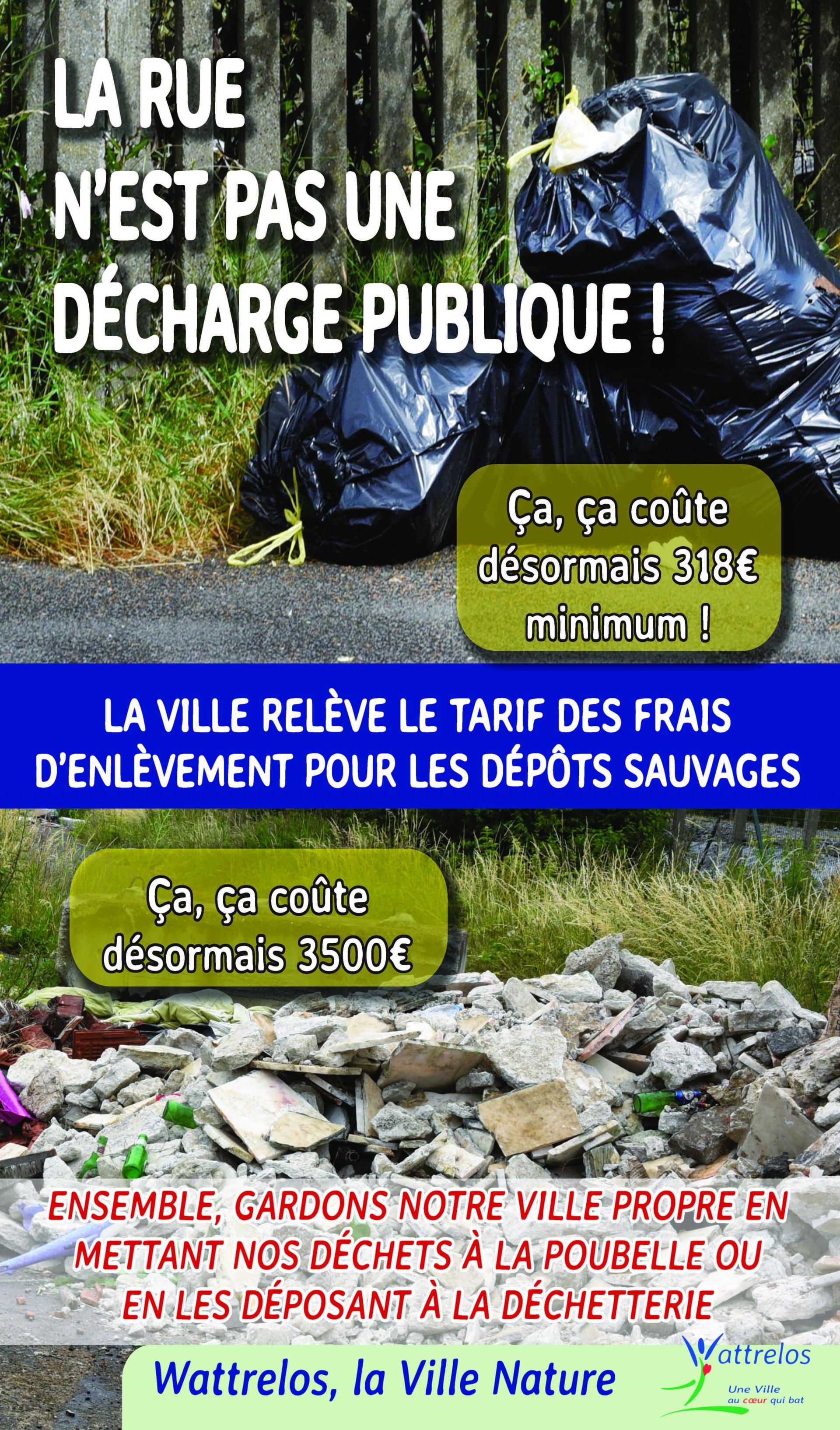 affiche dépôts sauvages