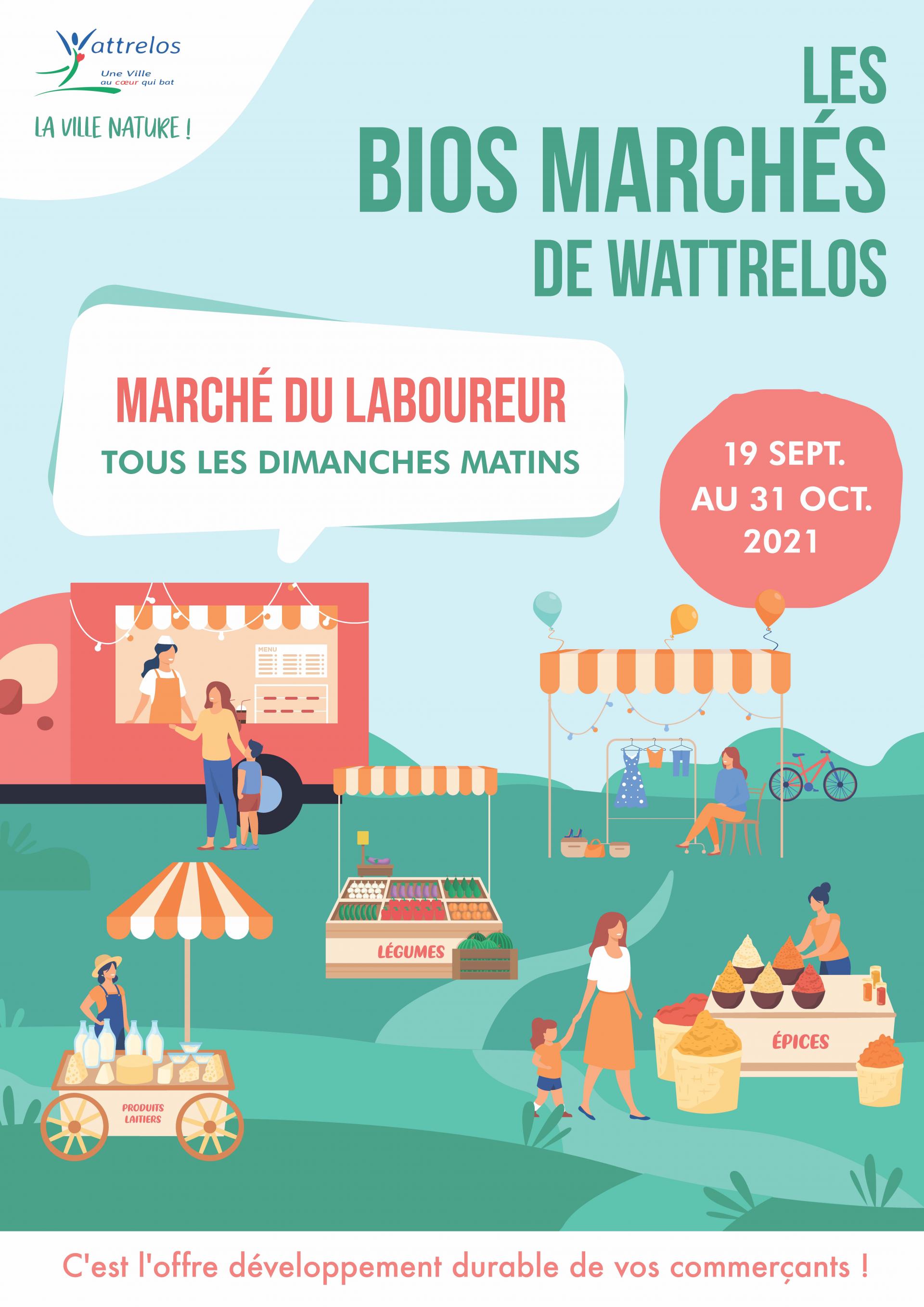 Les bios marchés de Wattrelos