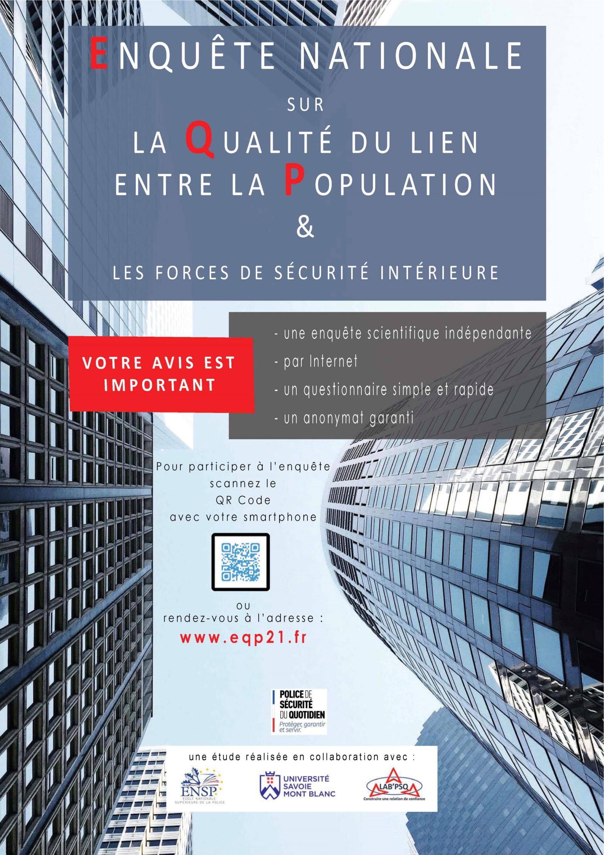 Enquête nationale lien police-population