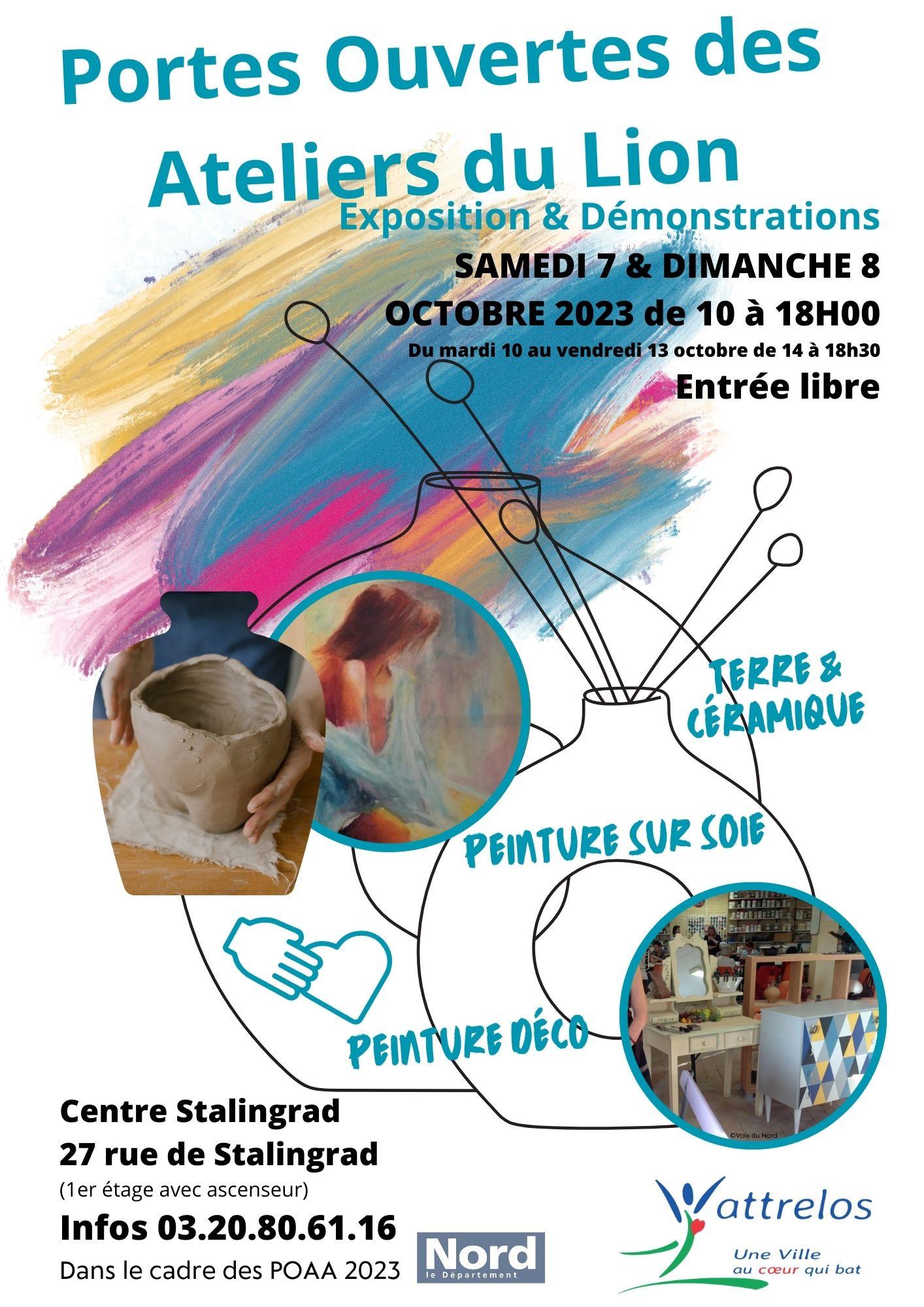 Portes ouvertes des Ateliers du Lion 2023
