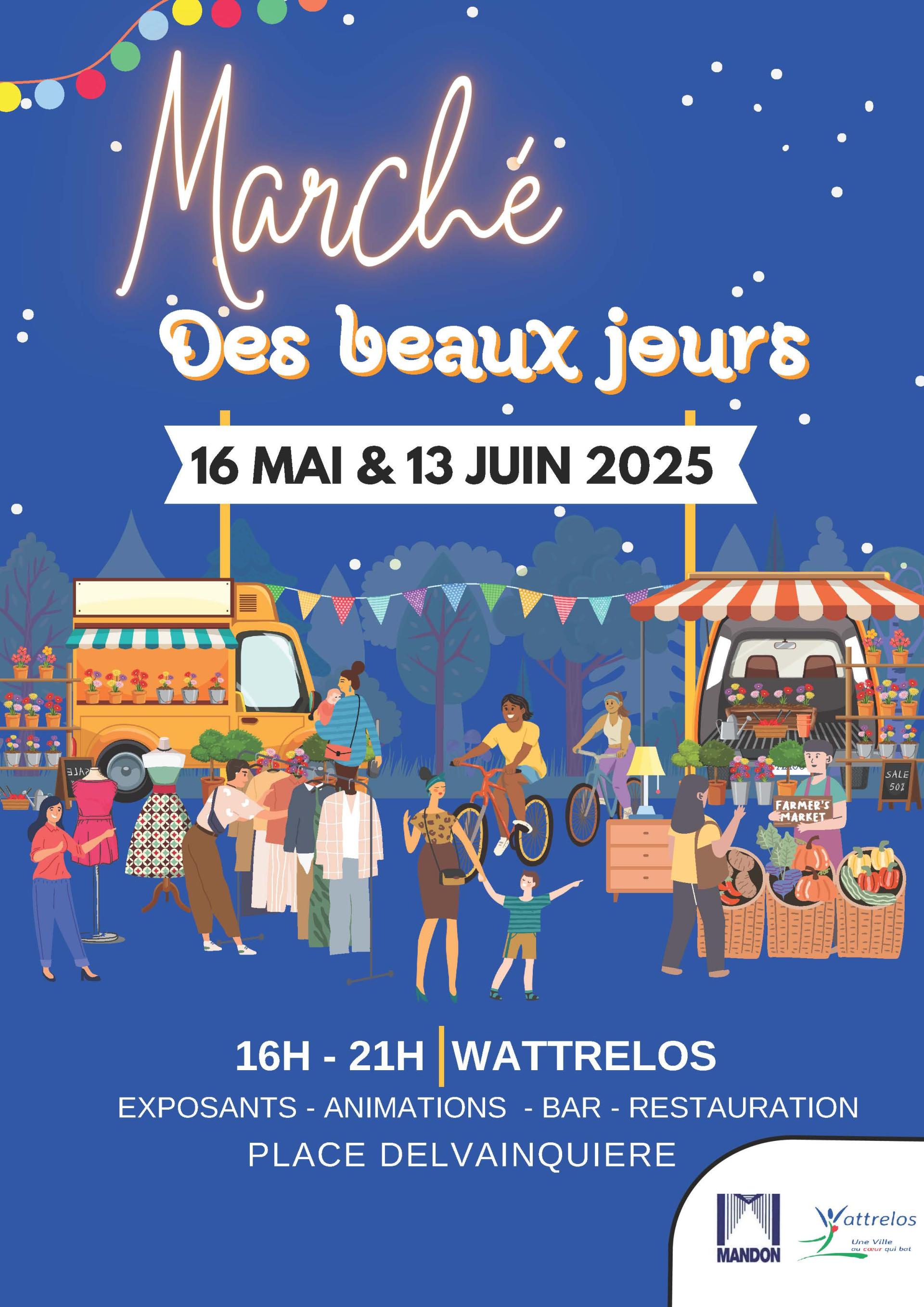 Marché des Beaux Jours - 16 mai et 13 juin 2025