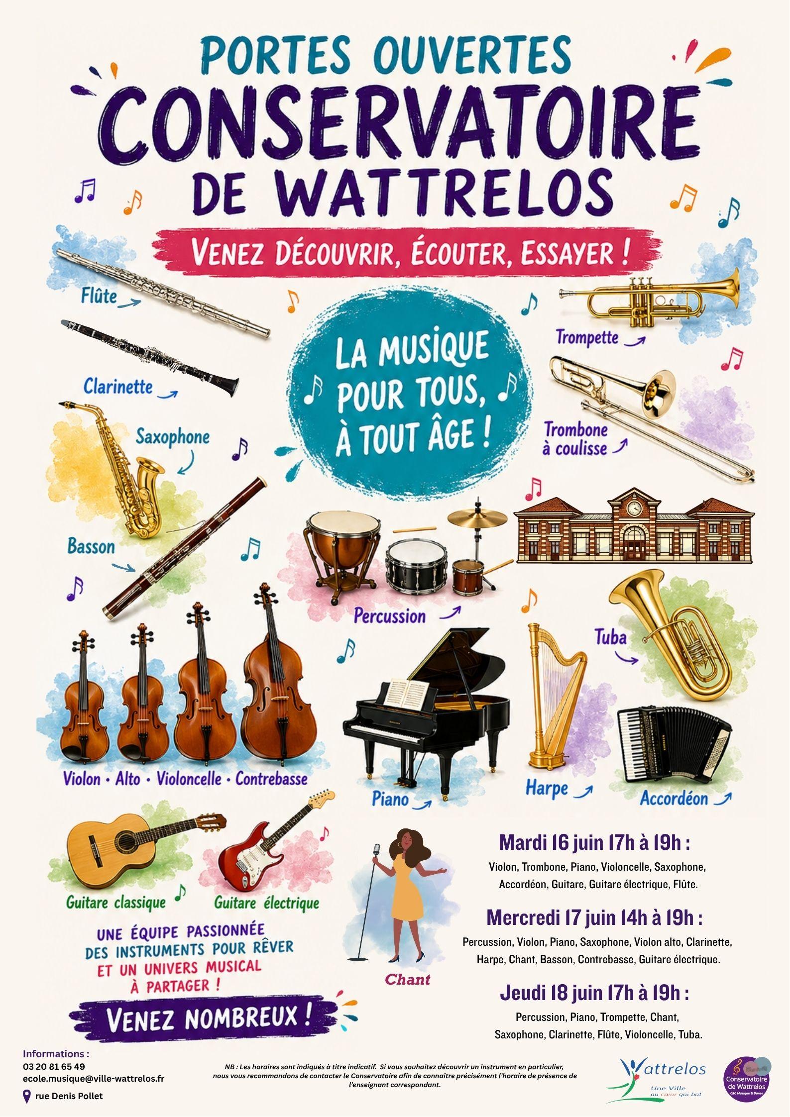 Portes ouvertes du conservatoire 2026